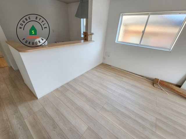 糸島市二丈深江第3-7棟（4号棟）のダイニング|ダイニングとリビングのメリハリが付けやすい空間設計になっています。