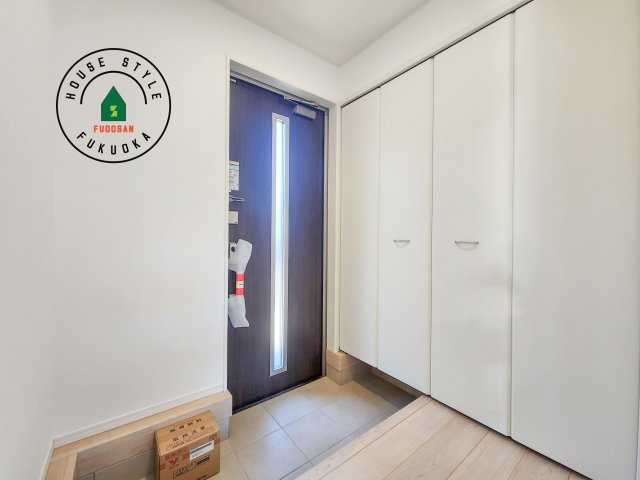 糸島市二丈深江第3-7棟（4号棟）の防犯設備|二重ロックでしっかり防犯対策ができます。