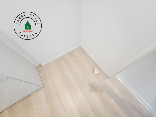 糸島市二丈深江第3-7棟（4号棟）のランドリースペース|ランドリースペースは広さもたっぷり。