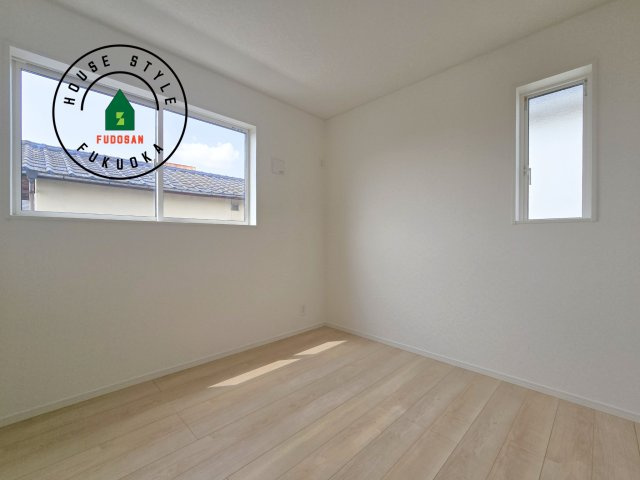 糸島市二丈深江第3-7棟（5号棟）の内観：施工例|元気いっぱいのお子様が活躍するお部屋です。