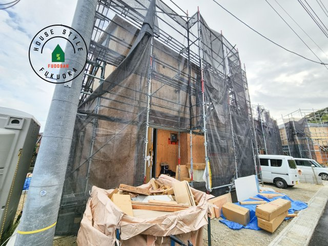 糸島市二丈深江第3-7棟（5号棟）の外観|デザイン性のある外観です。