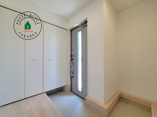 糸島市二丈深江第3-7棟（5号棟）の内観：施工例|二重ロックでしっかり防犯対策ができます。