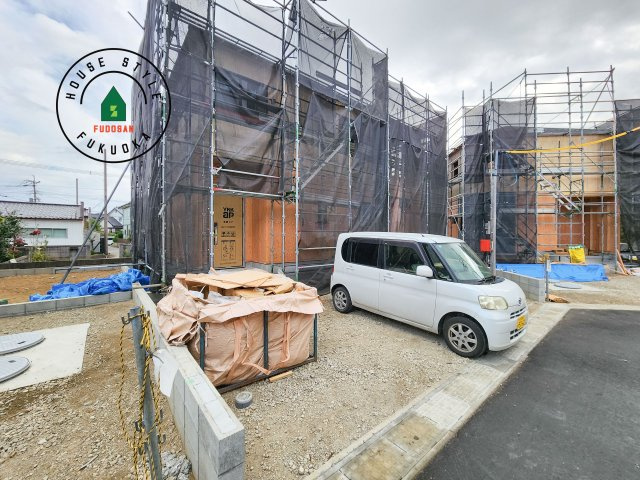 糸島市二丈深江第3-7棟（6号棟）の外観|デザイン性のある外観です。