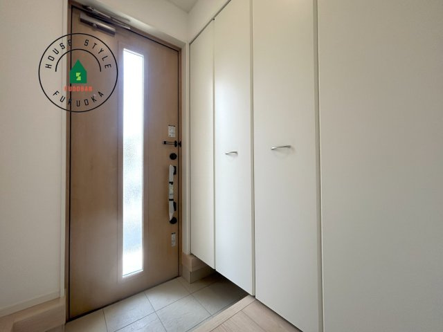 糸島市二丈深江第3-7棟（6号棟）の内観：施工例|二重ロックでしっかり防犯対策ができます。