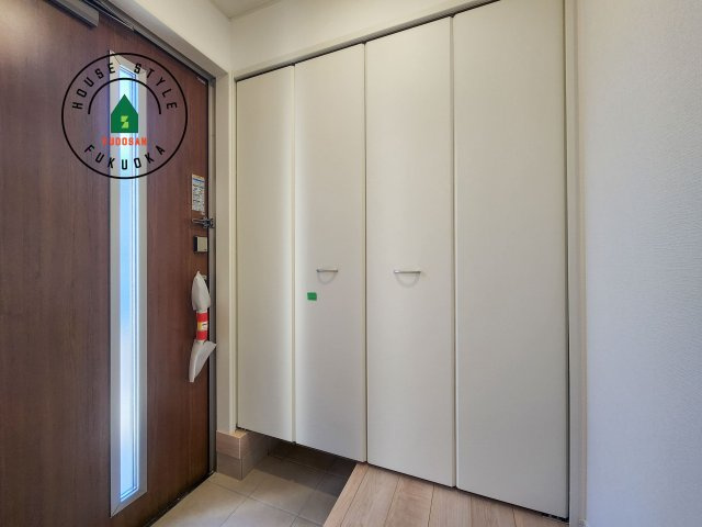 糸島市二丈深江第3-7棟（1号棟）の内観：施工例|二重ロックでしっかり防犯対策ができます。