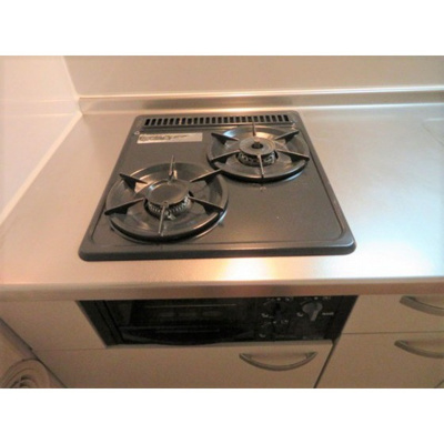 【キッチン】 | エスポワールＭ | ガスコンロ（2口）