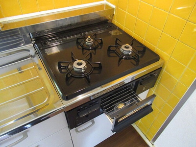 【キッチン】 | ライオンズマンション吉野町第３ | ＩＨクッキングヒーター　※2024年１月11日撮影