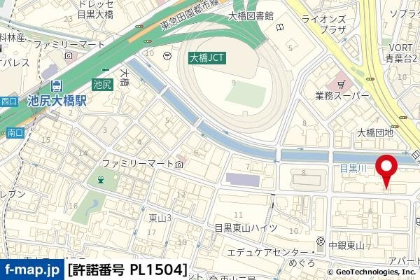 ハイシティ池尻大橋第2の地図
