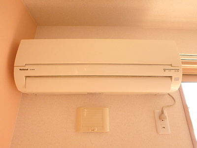 リビングにエアコン付き