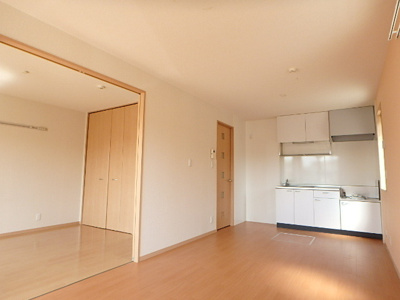 10.5帖のＬＤＫは引戸を開ければ広々