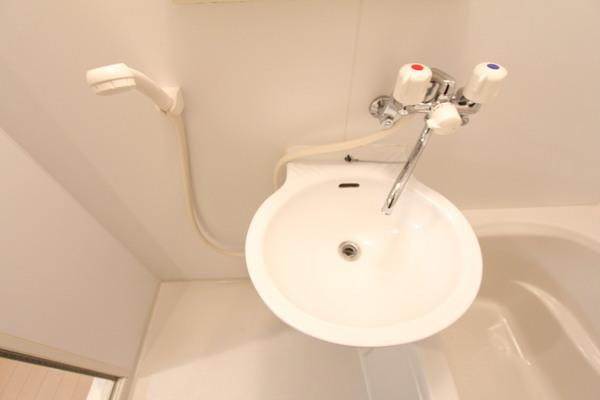 ハレリノ上野毛の洗面所