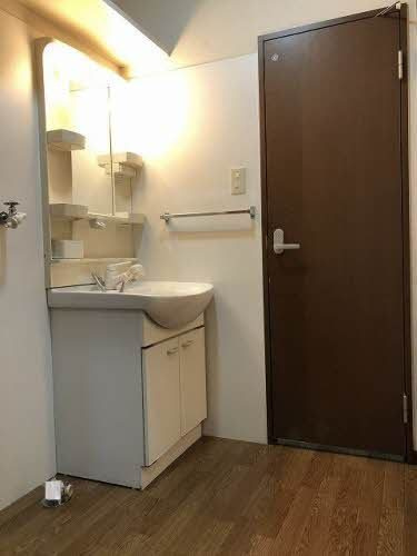 メゾン築山　B棟の洗面所