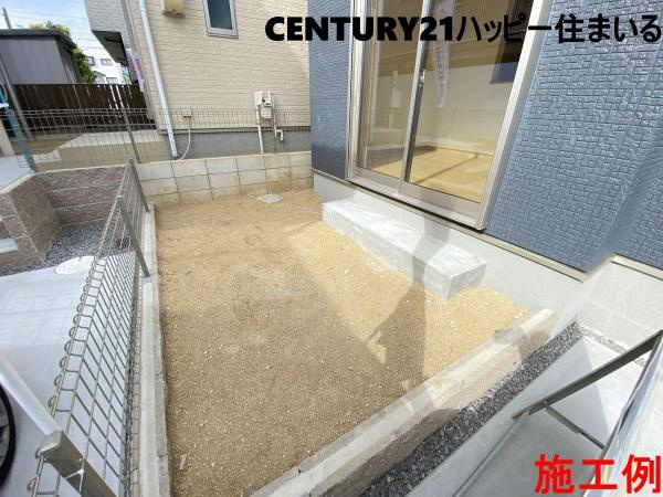 岡崎市福岡町3期　全3棟・C号棟の庭|施工例