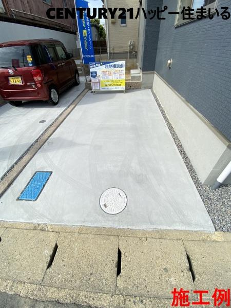 岡崎市福岡町3期　全3棟・C号棟の駐車場|施工例