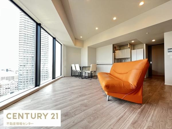 【居間・リビング】 | ザ・ファインタワーウエストコースト | 大きな窓でお外を一望いただける１５．８帖の大きなリビングダイニング！