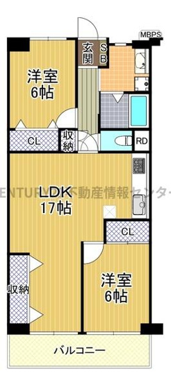 【間取り】 | 東急マンション弁天町
