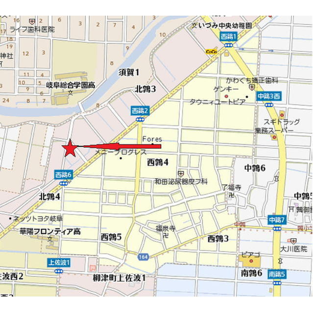 コンフォート北鶉の周辺