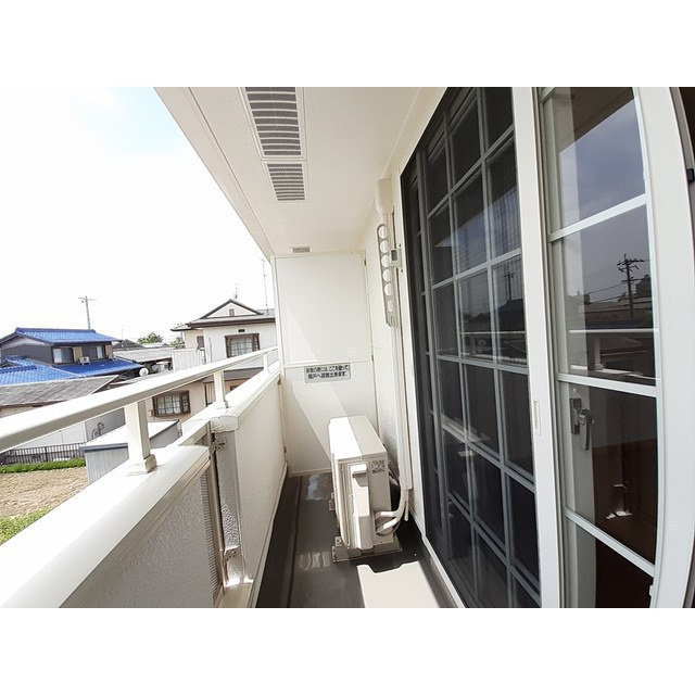 カルム横山のバルコニー