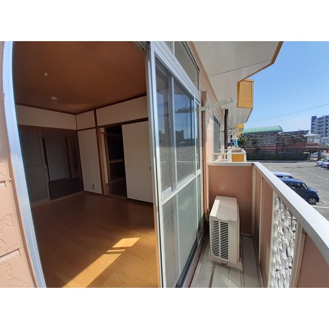 シャレー１１のバルコニー