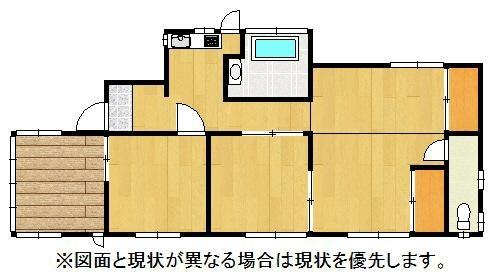 和歌山市和歌浦東2丁目　中古戸建の間取り