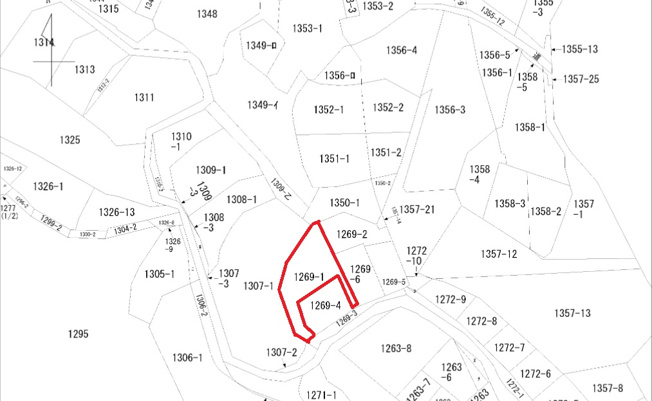 【区画図】 | 神奈川県横須賀市阿部倉 中古戸建 2棟バルク売り | 土地付