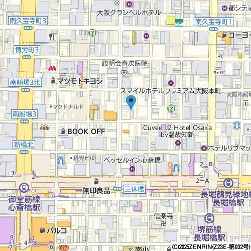 La Douceur心斎橋の地図