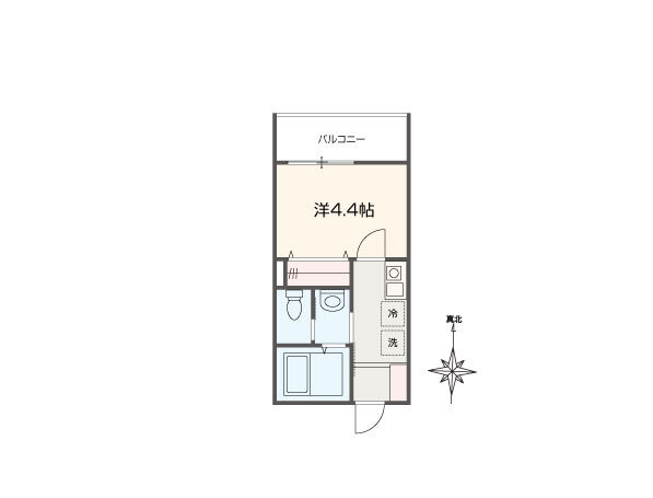 MELDIA新秋津の間取り