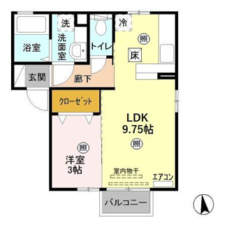 【間取り】 | シャルムトロン　Ｃ