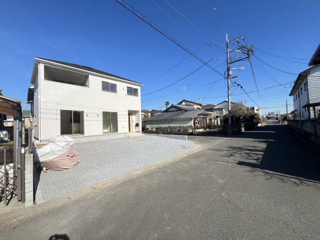 【前面道路含む現地写真】 | 熊谷市江南中央第3   クレイドルガーデン　新築戸建　全1棟　1号棟