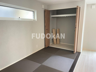 【和室】 | 天童市老野森【新築建売】リリーフB棟 | 客間としてもお子様のプレイルームとしてもご活用頂けます。