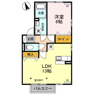 【間取り】 | メゾン･ド･フローレンス　Ｃ