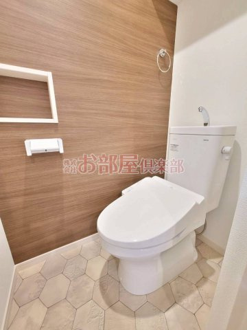 ポラリス野中町のトイレ|ゆったりとした空間のトイレです