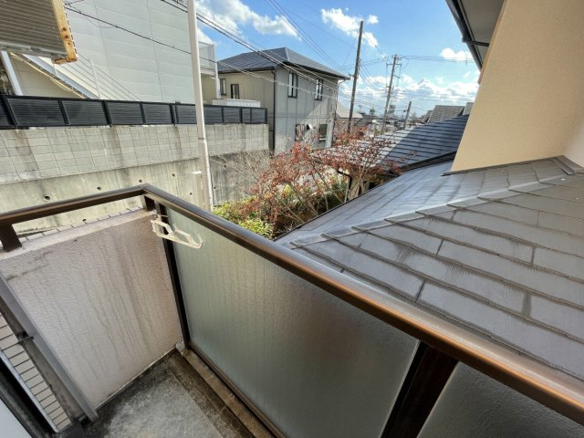オアシス岡本のバルコニー