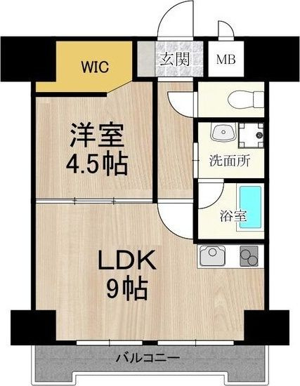 パークモダン新大阪の間取り