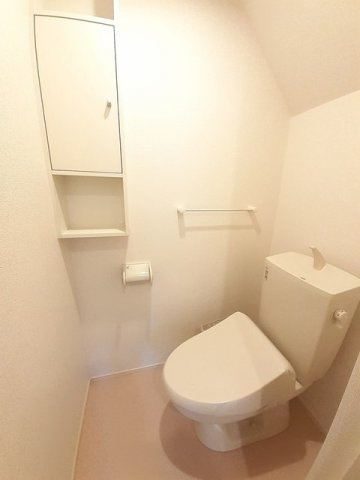 クラール蔵本公園　Ｂのトイレ|シンプルで使いやすいトイレです