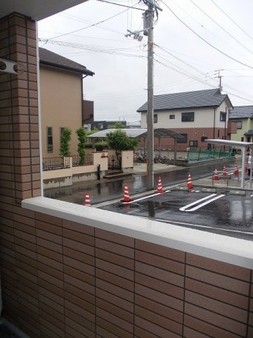 クラール　安宅Ｃのバルコニー|落ち着いた時間を過ごせるバルコニーです