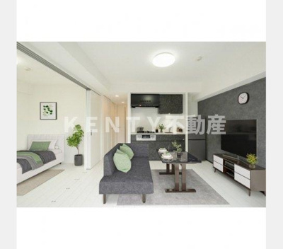 【居間・リビング】 | グランカーサ蒲田ウエスト | 使いやすい居間です