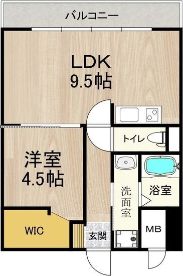 パークモダン新大阪の間取り