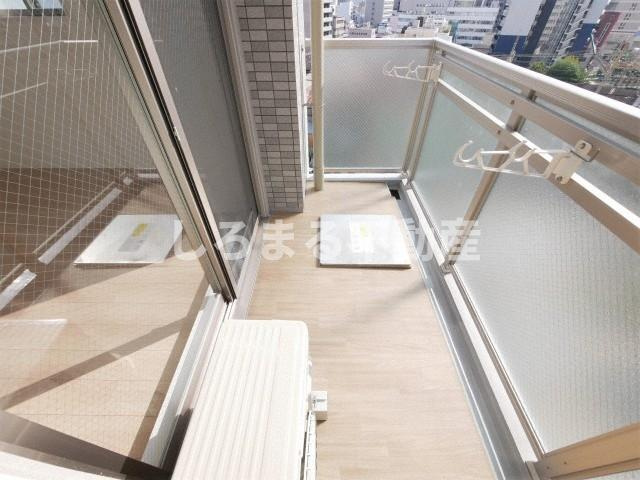 エスリード大阪上本町ブランシュのバルコニー
