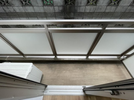 外からの目が気にならないバルコニーで洗濯物が干せます