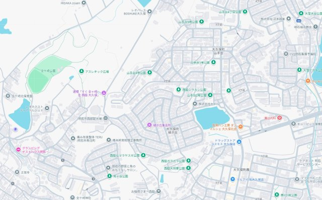明石市大久保町山手台　第24-2期　新築一戸建ての地図