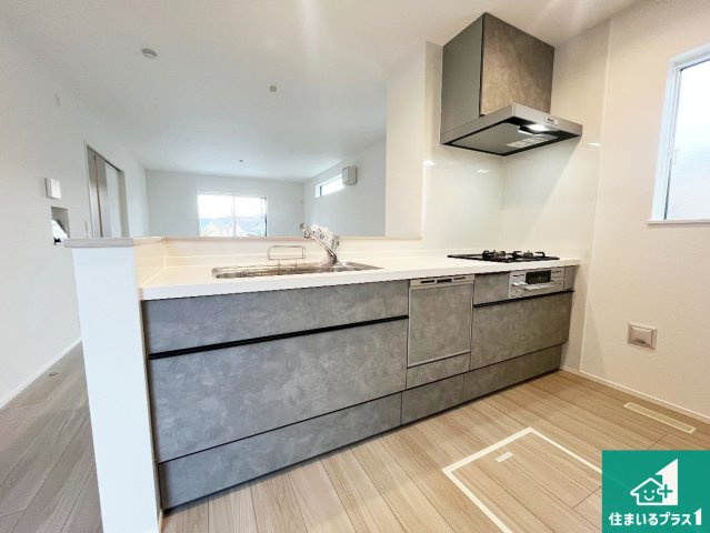 明石市大久保町山手台　第24-2期　新築一戸建ての外観|周辺は落ち着いた街並みの住宅地！子育てがしやすい住環境です！まだ未完成ですが、現地でしかわからない事もございます。是非一度ご覧ください。