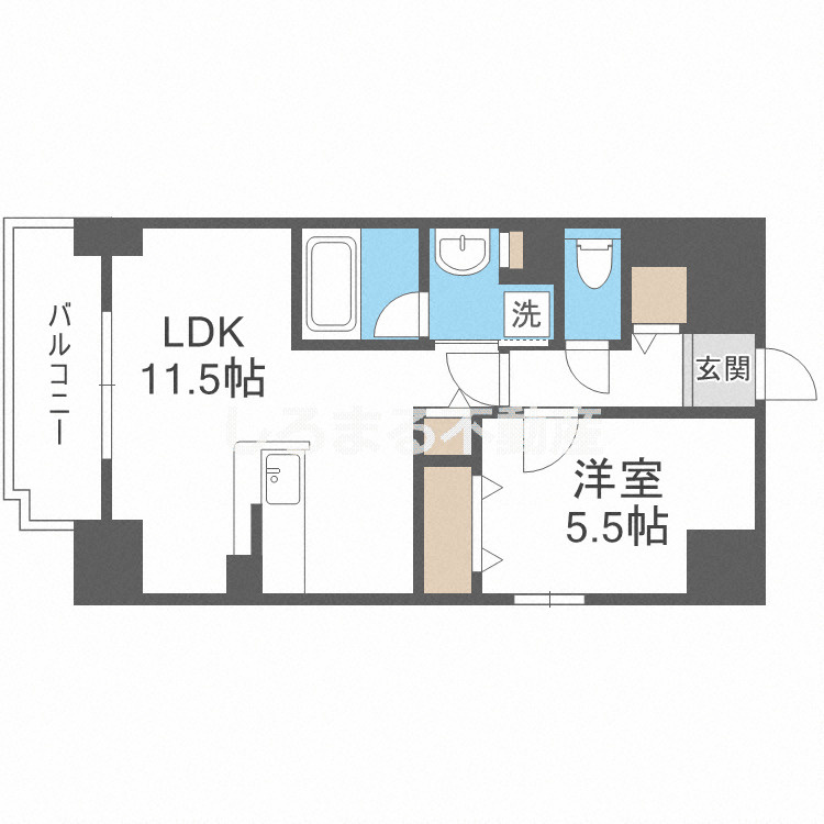 サンセール上本町の間取り