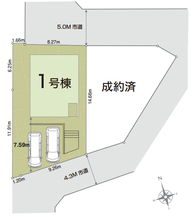 明石市大久保町山手台　第24-2期　新築一戸建ての区画図|全2区画