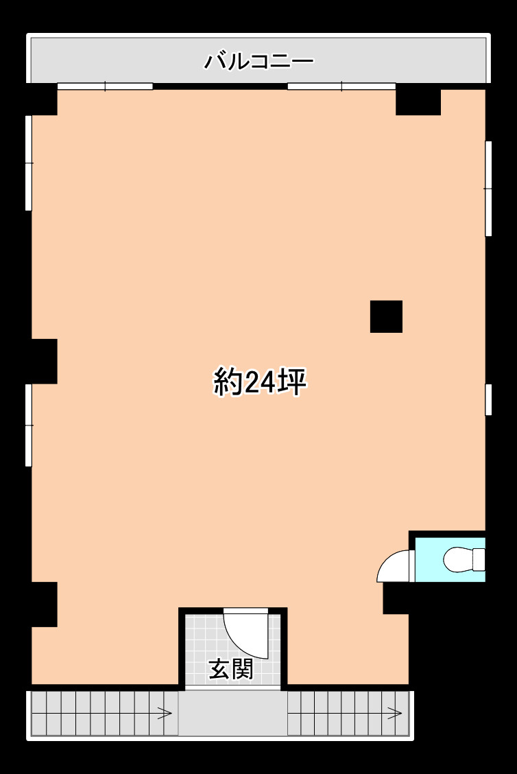 Aスタービル2F-B1の間取り|現況優先