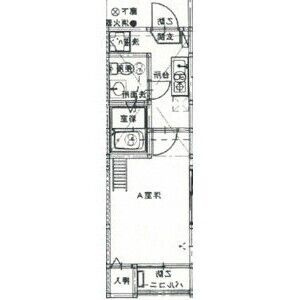 ペルカルロ白龍町　名古屋市賃貸　仲介手数料無料の間取り
