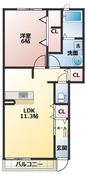 ラ・アンジュの間取り