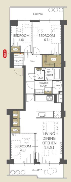 香里ケ丘ガーデンハイツの間取り|間取り図はいかがですか？ご希望を叶える間取りですか？リビングの広さは？水回りの位置は？カウンターキッチン？など色々な情報が集約されています。弊社ではリフォームなどのご相談も承っております。