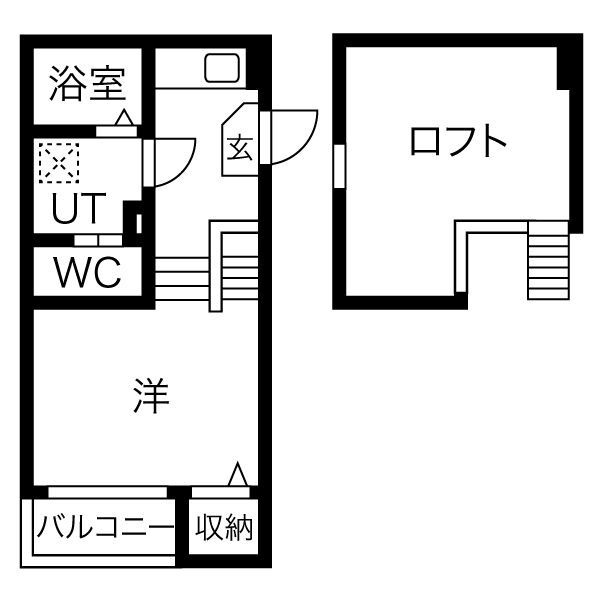 ネオメゾナ津賀田　名古屋市賃貸　仲介手数料無料の間取り