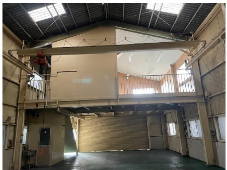 竹田貸工場の内装